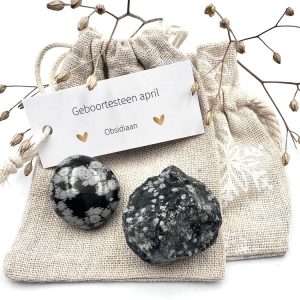 Geboortesteen april - Obsidiaan