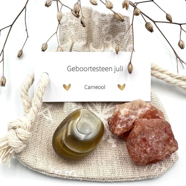 Geboortesteen juli - Carneool