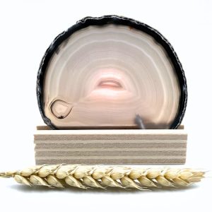 Kaarsenhouder | Agaatschijf