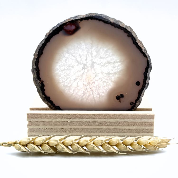 Kaarsenhouder | Agaatschijf - Afbeelding 3