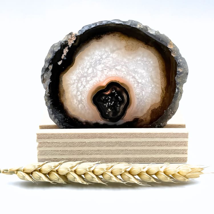 Kaarsenhouder | Agaatschijf - Afbeelding 2