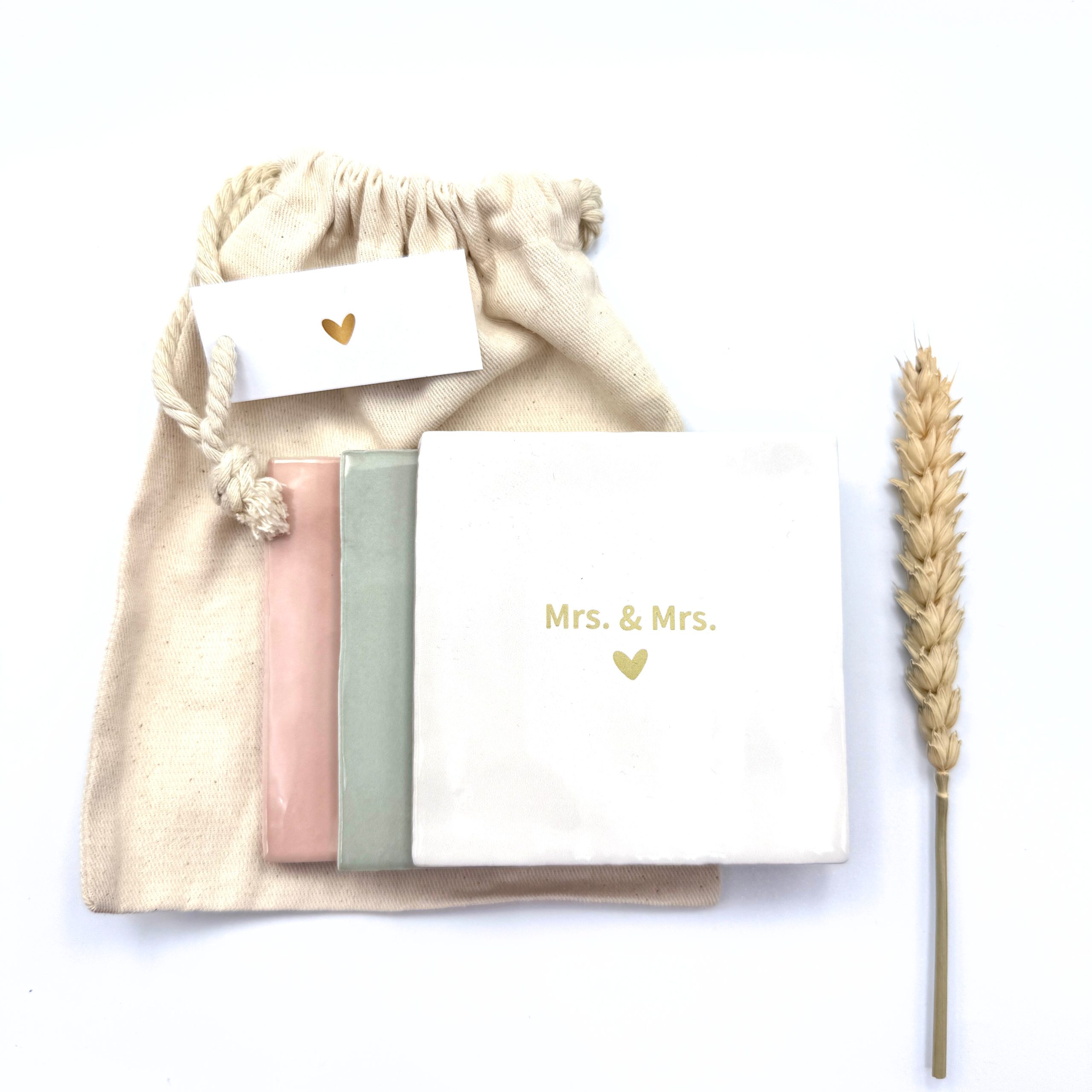 Tegeltje 'Mrs. & Mrs.' | Goud - Afbeelding 5