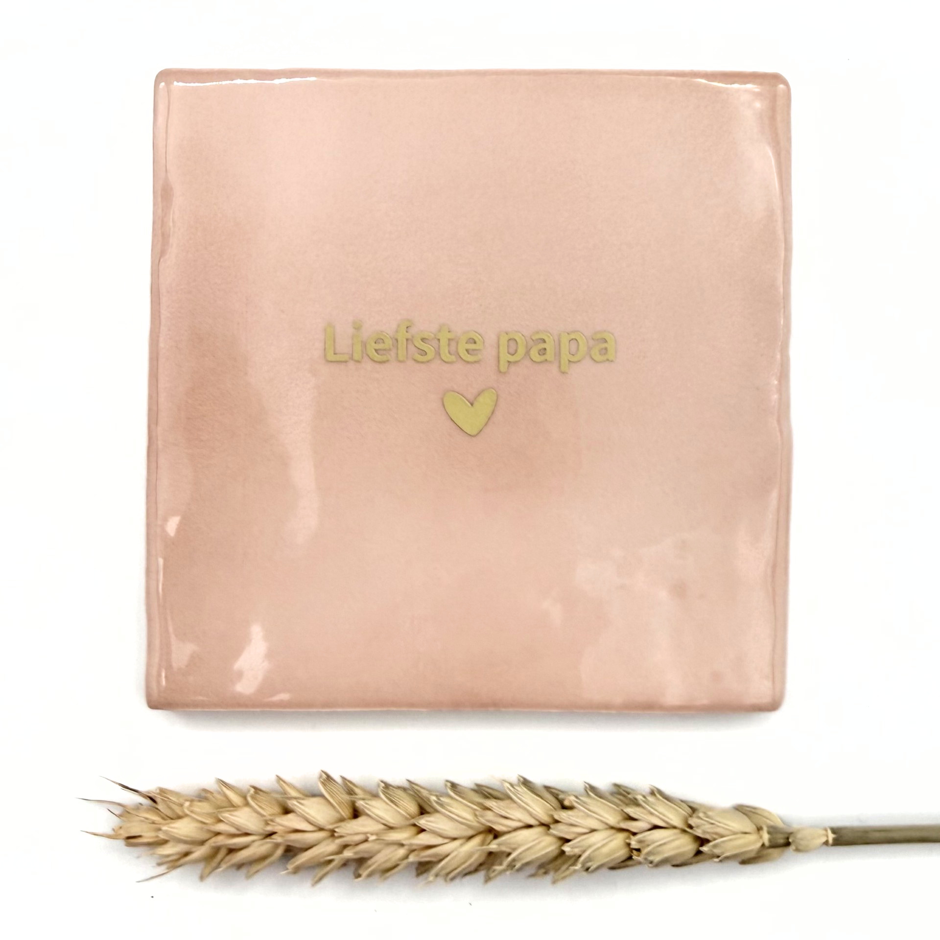 Tegeltje 'Liefste papa' | Goud - Afbeelding 3