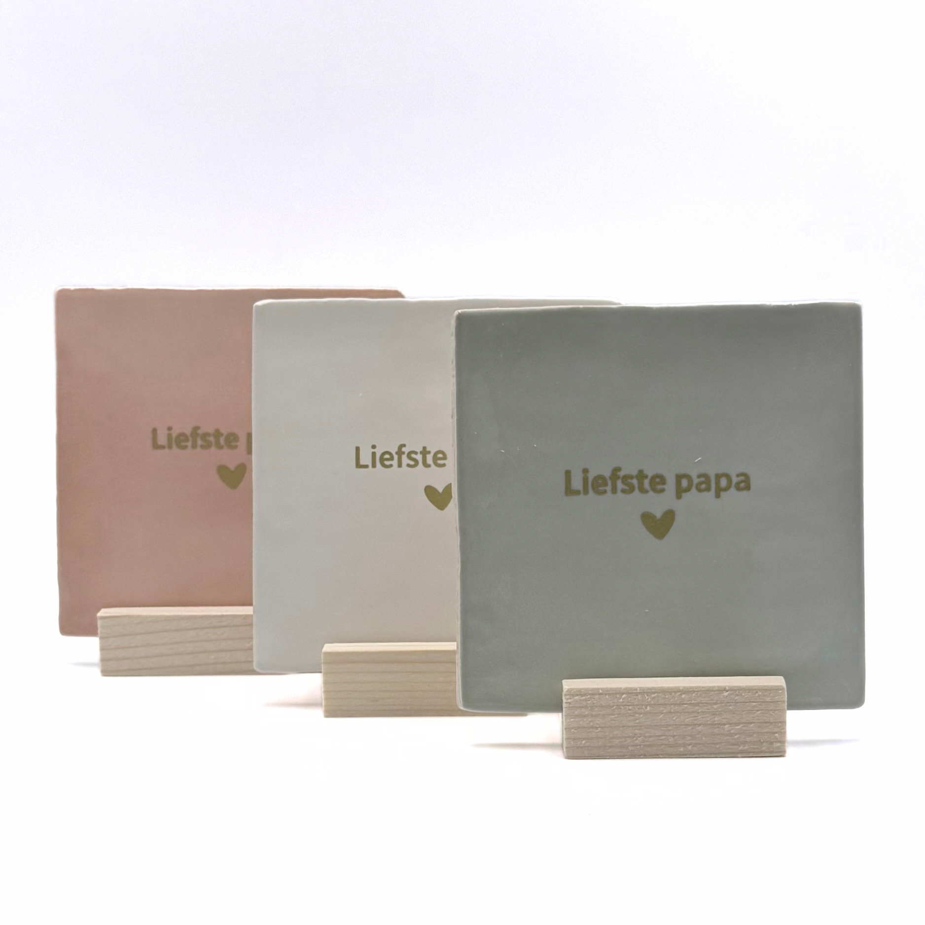 Tegeltje 'Liefste papa' | Goud