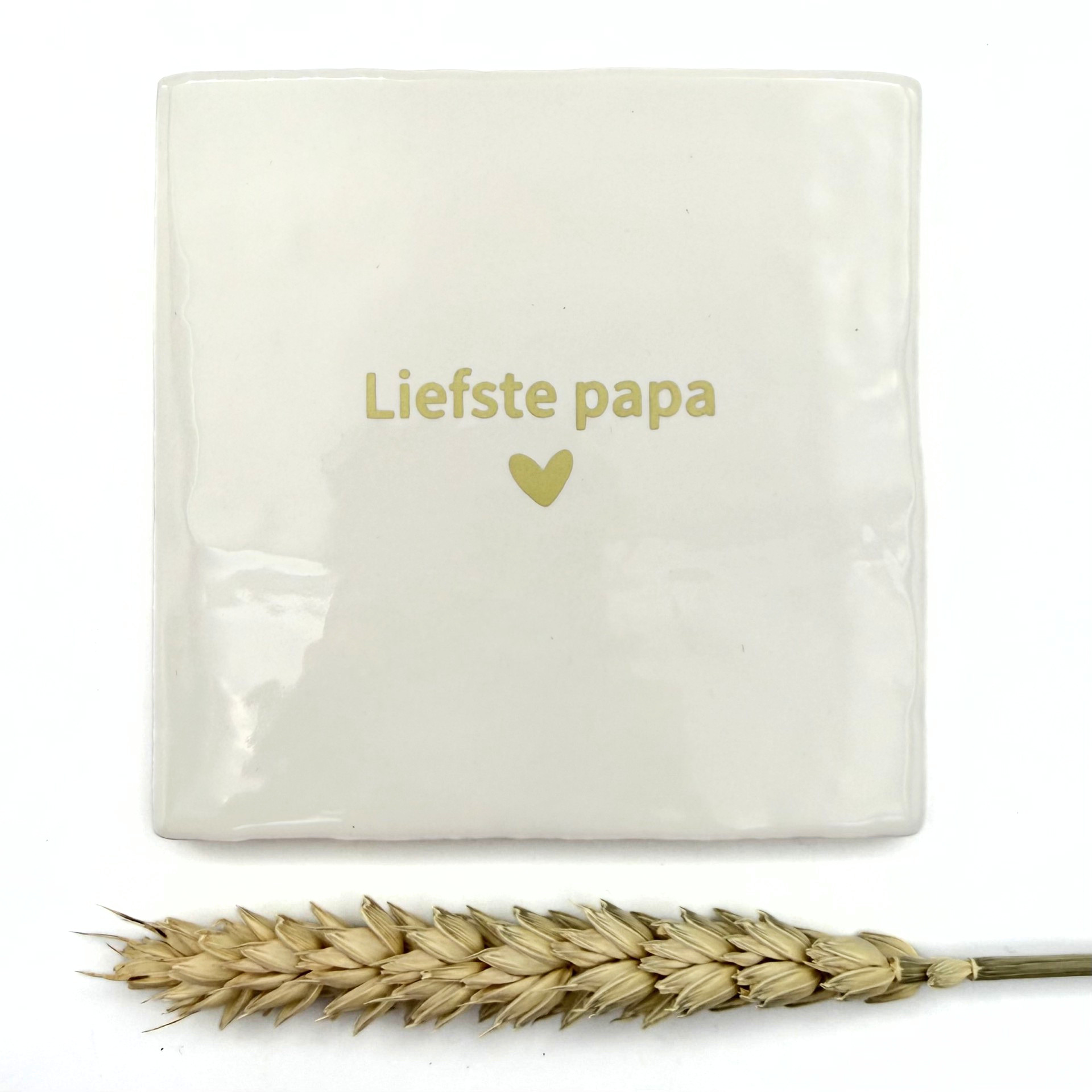 Tegeltje 'Liefste papa' | Goud - Afbeelding 2